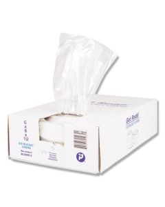 IBSBL060612 INTEGRATED ICE BUCKET LINER BAGS, 3QT .5 MIL, 6" X 12", CLEAR, 1000/CS