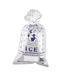 IBSIC1120 INTERGRATED ICE BAGS, 1.5MIL, 11" x 20", CLEAR, 8LB CAPACITY 1000/CS