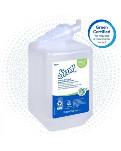 KC-91565 SCOTT 91565 ESSENTIAL 1LITER, UNSCENTED, FOAM SKIN CLEANSER 6/CS