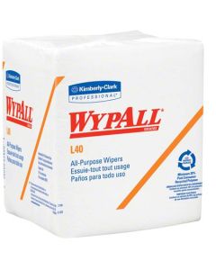 KC-05701-40 WIPER IND WHT DRC WYPALL L40 12.5X12 1/4FLD 18/56CT