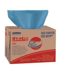 KC-41041 WIPER IND BLU WYPALL X80 12.5X16.8 DISP BX 1/160CT