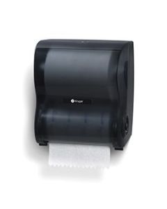 KRU-09755 KRUGER 09755 10" MECHANICAL TOUCHLESS ROLL TOWEL DISPENSER, BLACK, EA