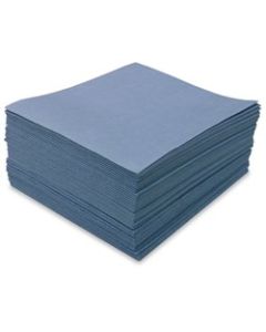 MDI-92109 SUPER RAG BLUE SMOOTH SPUNLACE 12"X13", 1/4 FOLDED, POLY 50, 1,000 COUNT, CS