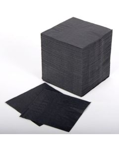 ME-32061 BEVERAGE NAPKIN, BLACK, 2 PLY, 9.45” X 9.45” 4/250/CS