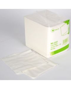 ME-32251 LUNCHEON NAPKIN, WHITE, 1 PLY, 1/4 FOLD, 11.8” X 11.8” 12/500/CS