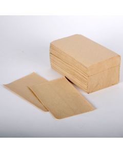 ME-32452 INTERFOLD NAPKIN, KRAFT, 2 PLY, 1/2 FOLD, 7.87” X 6.5” OPEN 24/250/CS