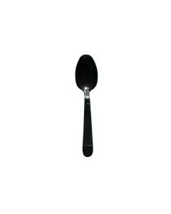 ME-MBPHWTS-B MERIT HEAVY WEIGHT PLASTIC TEASPOON, BLACK, 1000/CS