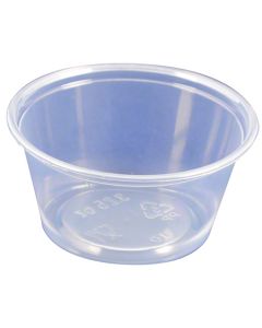 ME-S325 CUP PLAS SOUFFLE 3.25OZ CLR PP MERIT LID: SL345 2500/CS