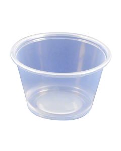 ME-S400 CUP PLAS SOUFFLE 4OZ CLR PP MERIT LID: SL345 2500/CS