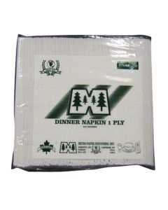 MT-DNAP12250 NAP DINNER WHT 1PLY 15X16 1/8FLD VISTA 3000/CS