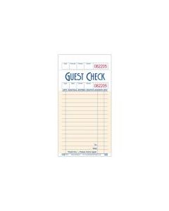 NC-S3616 NCCO SINGLE PAPER GUESTCHECKS 1PART 16LINES SALMON 5000/CS