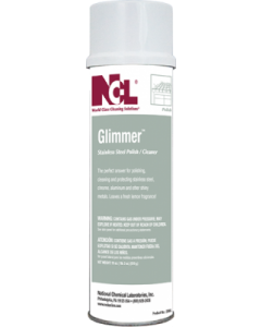 NCL-2006 GLIMMER STAINLESS STEEL CLEANER 18oz. 12/CS