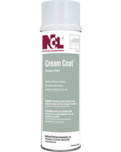 NCL-2007EA CREAM COAT PREMIUM FURNITURE POLISH W/ LEMON OIL 18oz EA