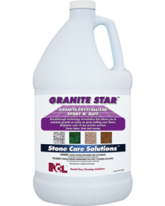 NCL-2525 NCL GRANITE STAR SPRAY N' BUFF 1GAL EA