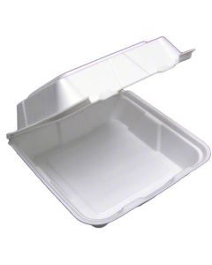 PA-YTD1-8801 PACTIV FOAM HING CONTAINER, MEDIUM, 1COMPARTMENT 150/CS