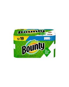 PG-65538 BOUNTY SELECT A SIZE PAPER TOWELS, SINGLE PLUS ROLLS, WHITE 74/SHEETS 12/CS