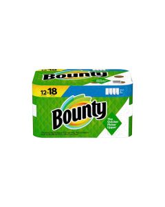 PG-65538 BOUNTY SELECT A SIZE PAPER TOWELS, SINGLE PLUS ROLLS, WHITE 74/SHEETS 12/CS