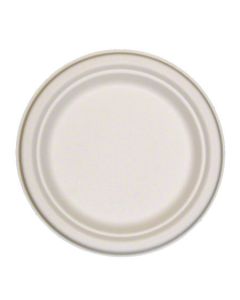 PL-PL-07 PLATE FIBER 7" WHT PW COMPOSTABLE 1000/CS