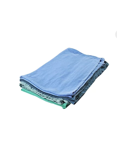 RAG-135T-5#P RAG, HUCK TOWEL "RECLAIMED" TEAL 5LB PACK, EA