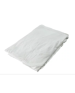 RAG-15W-5#P RAG, RECLAIMED WHITE KNIT WIPER 5LB PACKS, EA