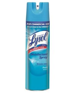RB-04675EA LYSOL® BRAND III 04675 PROFESSIONAL DISINFECTANT SPRAY - FRESH SCENT FRAGRANCE, CLEAR LIQUID, 19 OZ CAN, EA