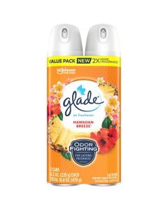 SCJ-357473 GLADE AIR FRESH HAWAIIAN BREEZE ROOM SPRAY 13.8oz 2PACK, 3PACK/CS
