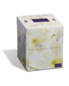 KRU-08906 TISSUE FACIAL 2PLY CUBE 36/100 8"X8.6" EMBASSY