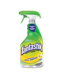 SJN366094 FANTASTIK MULTI-PURPOSE CLEANER LEMON SCENT 32oz SPRAY BOTTLE, 8/CS