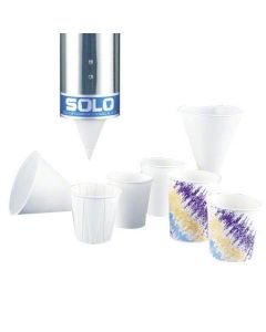 SO-4R CUP PPR CONE 4OZ WATER CUP 5000/CS