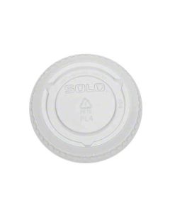 SO-PL4N SOLO PL4N ULTRA CLEAR PORTION CONTAINER LID, POLY, CLEAR, LID FOR P550 CONTAINER, 2500/CS