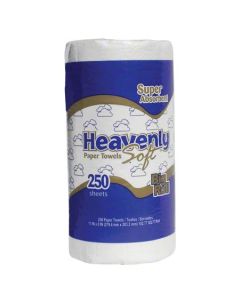 CY-410134 TOWEL KITCHEN PERF 2PLY 250SH 11X8.2 HEAVENLY SOFT 12/CS