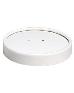 SO-CH16A LID PPR 16OZ VENT WHT 500/CS SPIRAL WOUND FIT H4165