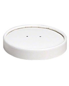 SO-CH8A LID PPR 8-12OZ VENT WHT 500/CS SPRL WND FIT H4085&H4125