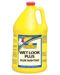 SZ-CS0750004 SIMONIZ CS0750004 WET LOOK PLUS FLOOR SEALER AND FINISH 1 GALLON, MILK WHITE, LIQUID, EA