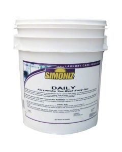 SZ-D0800035 SIMONIZ D0800035 DAILY LAUNDRY DETERGENT, POWDERED, 35LB PAIL, WHITE EA