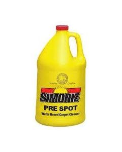 SZ-P2805004 SIMONIZ P2805004 PRE-SPOT CARPET CLEANER 1 GALLON, TRANSPARENT, LIQUID, EA