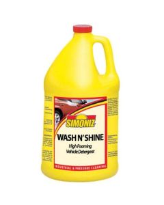 SZ-W4210004 SIMONIZ WASH N' SHINE VEHICLE WASH DETERGENT 1GAL 4/CS