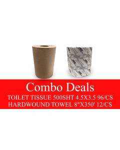 NP-TPHARDCOMBO TOILET PAPER AND HARDWOUND 350' COMBO DEAL