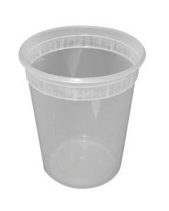 TP-TD41032 CONT PLAS 32OZ HD CLR BULK 480 SOUP/SALAD PP LID TL410