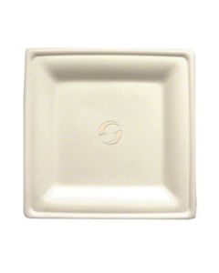 TW-GS-P006 PLATE FIBER 6"X6" SQ WHT GW 400/CS