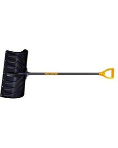 TT-1603500EA SHOVEL SNOW PUSHER POLY 24" W/METAL STRIP & D-GRIP EA