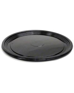 WN-A516PBL WNA A516PBL CATERLINE CASUALS 16", BLACK, POLY, ROUND, THERMOFORMED TRAY 25/CS