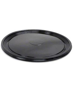 WN-A518PBL WNA A518PBL CATERLINE, CASUALS, 18", BLACK, POLY, ROUND, THERMOFORMED TRAY 25/CS